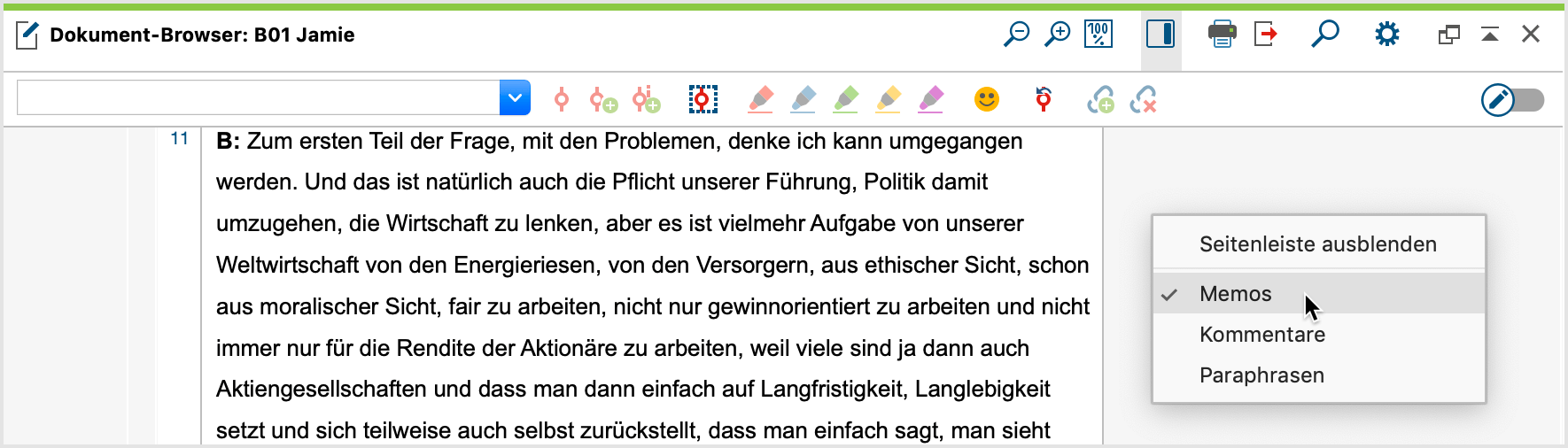 Inhalte der Seitenleiste auswählen Inhalte der Seitenleiste auswählen