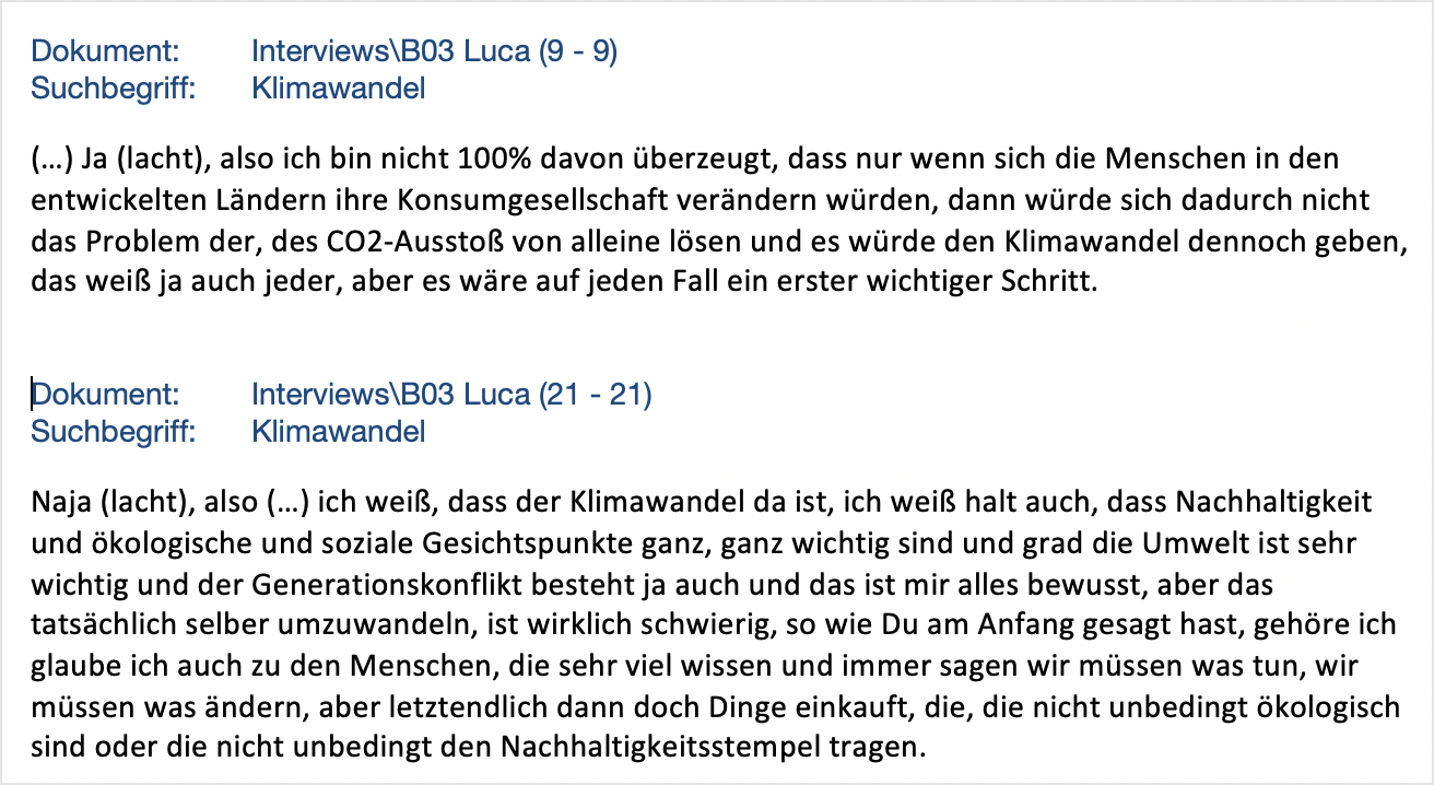 Keyword-in-Context mit 1 Satz als Kontext (Auszug aus einer exportierten Datei) Keyword-in-Context mit 1 Satz als Kontext als Datei (Auszug aus einer exportierten Datei)