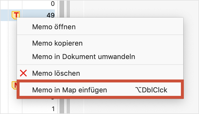 Einfügen eines Elements in MAXMaps über das Kontextmenü in MAXQDA Einfügen eines Elements in MAXMaps über das Kontextmenü in MAXQDA