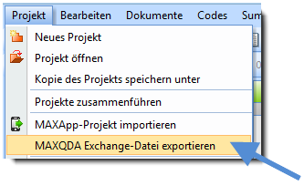 MAXQDA Projekt auf Windows PC öffnen MAXQDA Projekt auf Windows PC öffnen