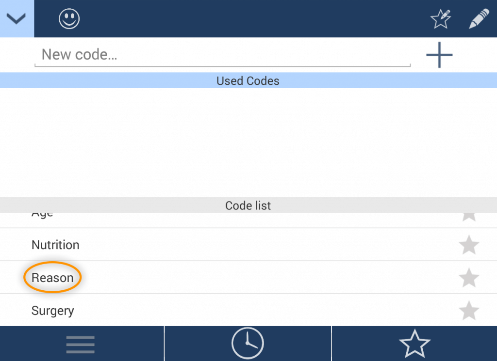 Code your data