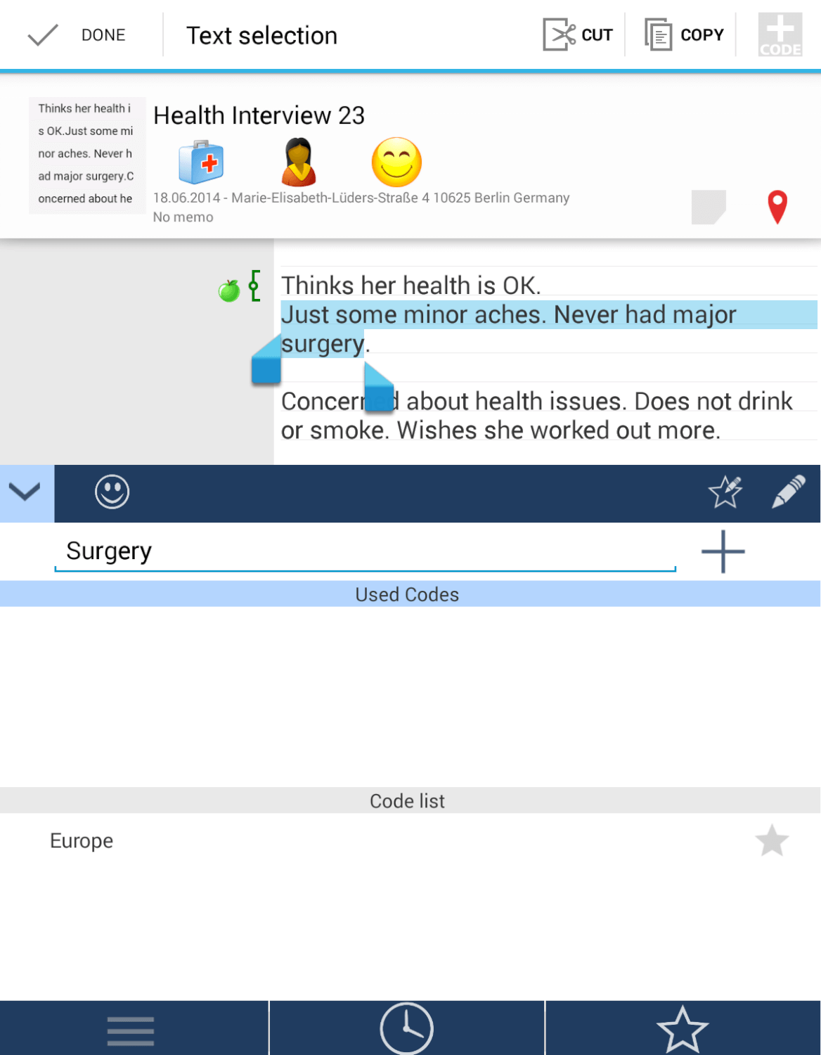 Daten codieren mit MAXApp