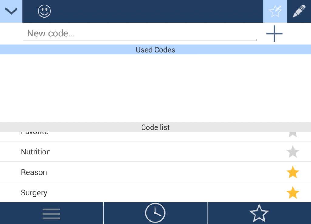 Manage your codes
