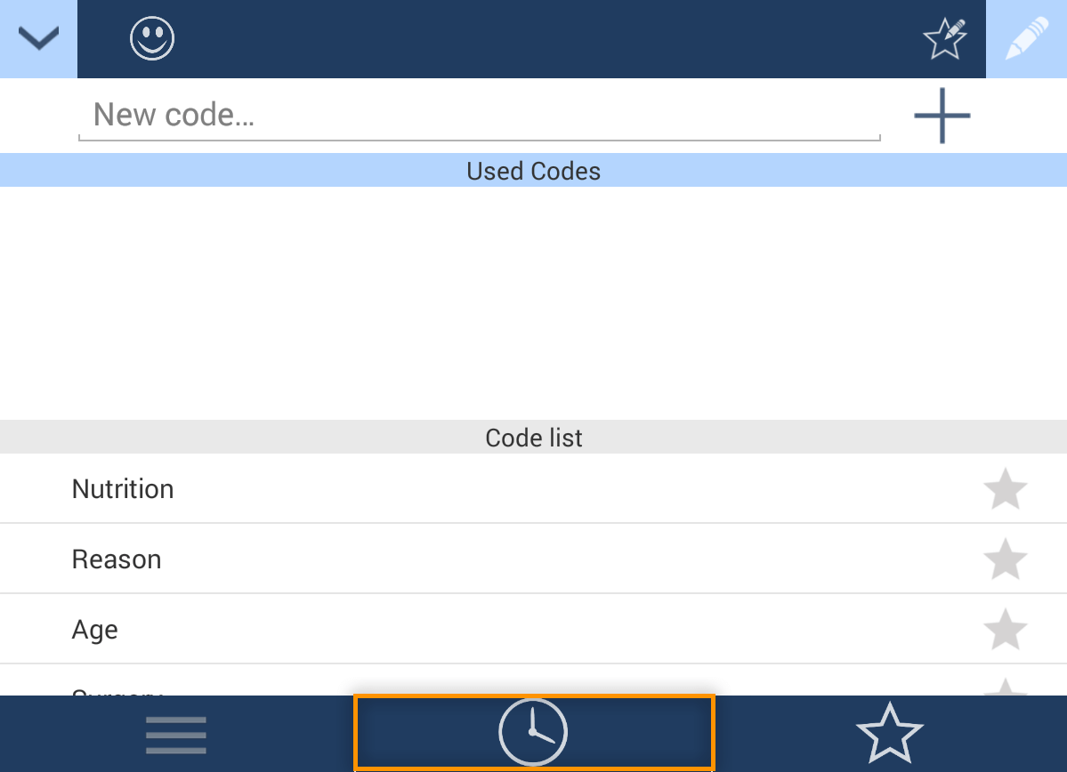 Codes verwalten