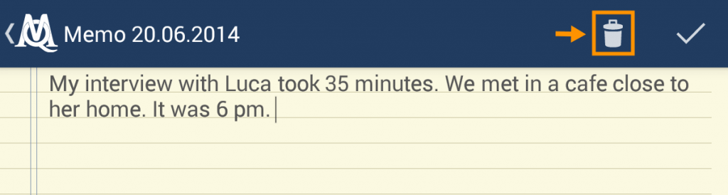 Create memos