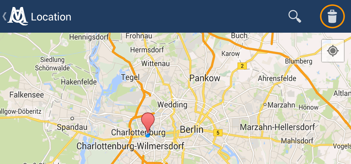 Add locations to your documents with MAXApp