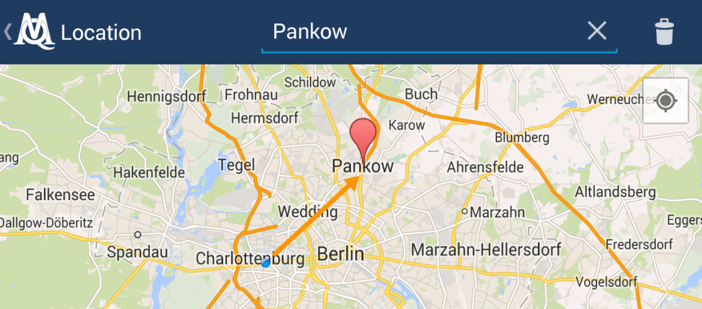 Add locations to your documents with MAXApp
