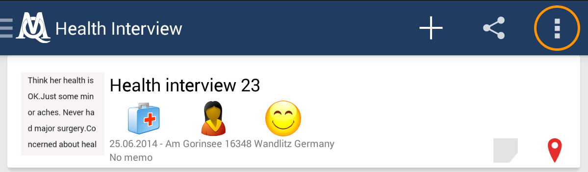 MAXApp Einstellungen und Speicheroptionen