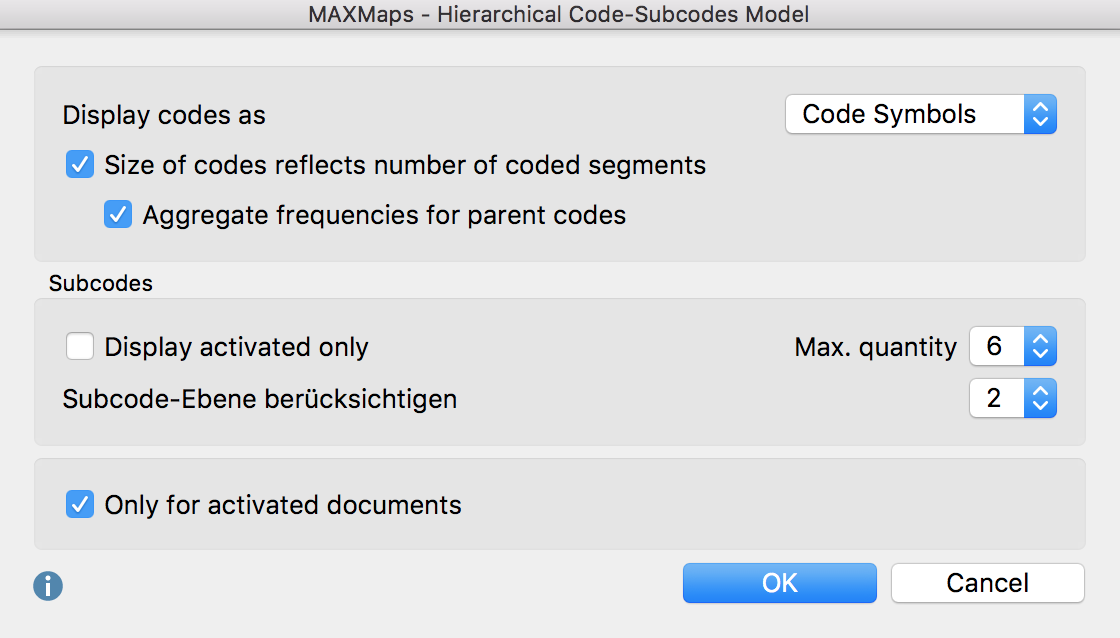 Model options Model options
