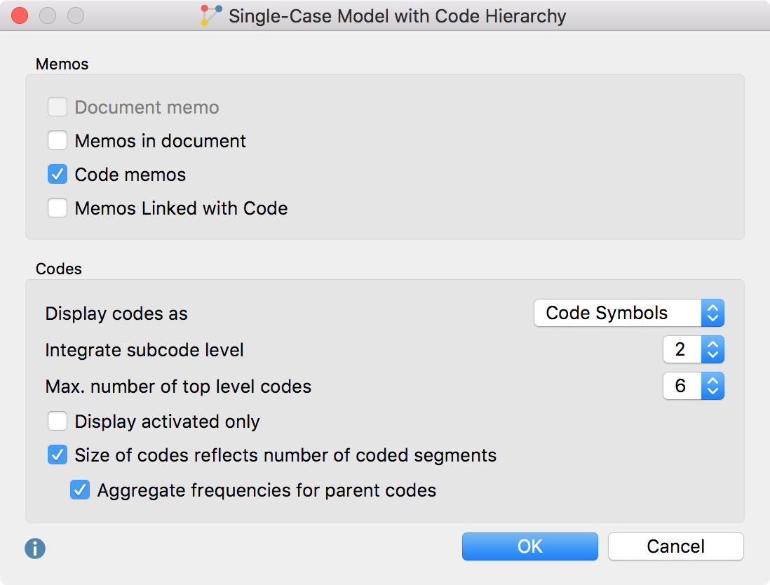 Options for map settings Options for map settings