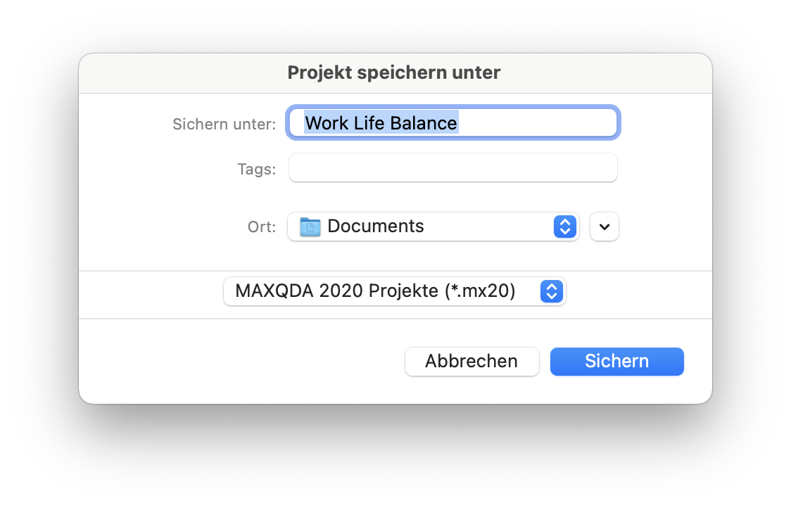 Das passende Dateiformat im Dateidialog wählen Das passende Dateiformat im Dateidialog wählen